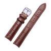 Correa/Malla de Cuero Marrón Para Reloj 20mm