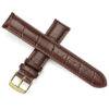 Correa/Malla de Cuero  Para Reloj Marrón 20mm