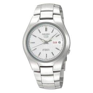 Reloj Seiko Caballero Con Fondo Blanco Texturizado Automático
