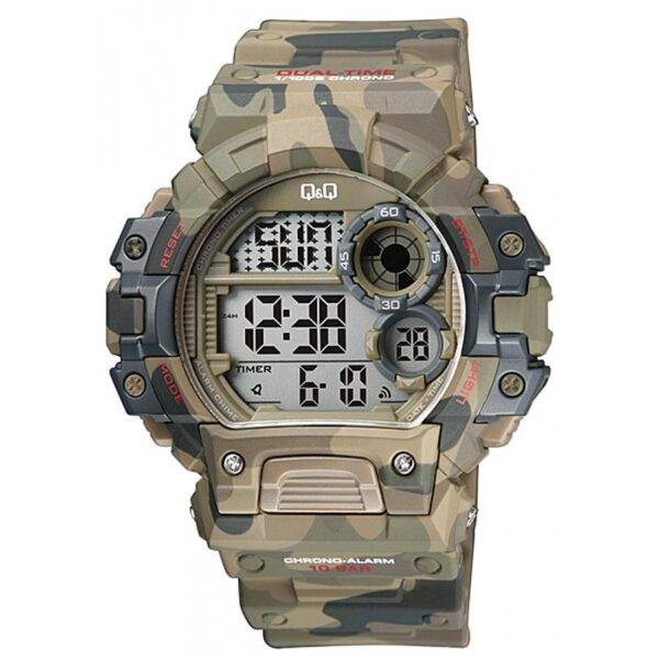 Reloj Q&Q Caballero Camuflado Estilo Militar