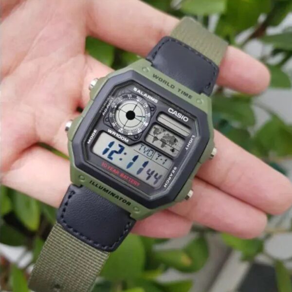 Reloj Casio Caballero Verde Militar - Imagen 2