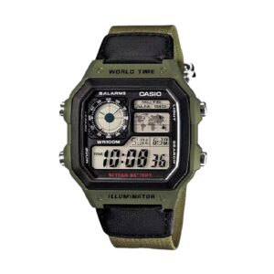 Reloj Casio Caballero Verde Militar