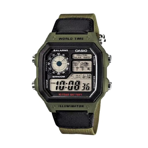 Reloj Casio Caballero Verde Militar