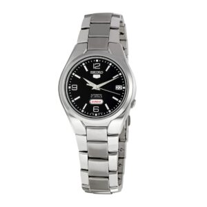 Reloj Seiko Caballero Con Fondo Negro Automático