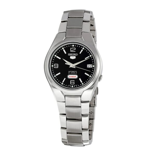 Reloj Seiko Caballero Con Fondo Negro Automático
