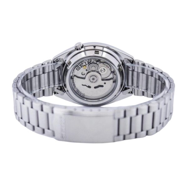 Reloj Seiko Caballero Con Fondo Gris Automático - Imagen 3