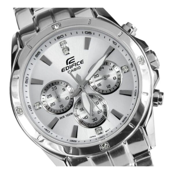 Reloj Casio Caballero Edifice Fondo Blanco - Imagen 3