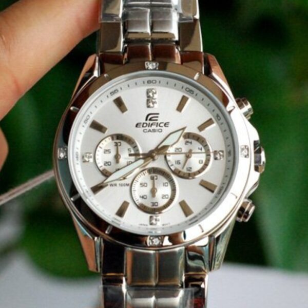 Reloj Casio Caballero Edifice Fondo Blanco - Imagen 4
