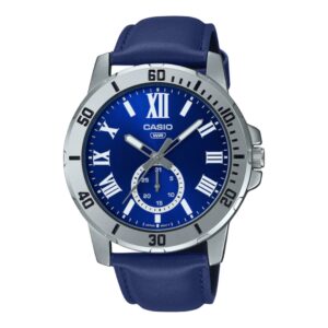 Reloj Casio Caballero Con Fondo Azul
