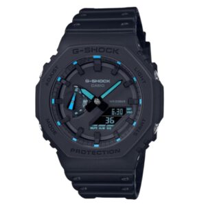 Casio G-Shock Negro Con Celeste