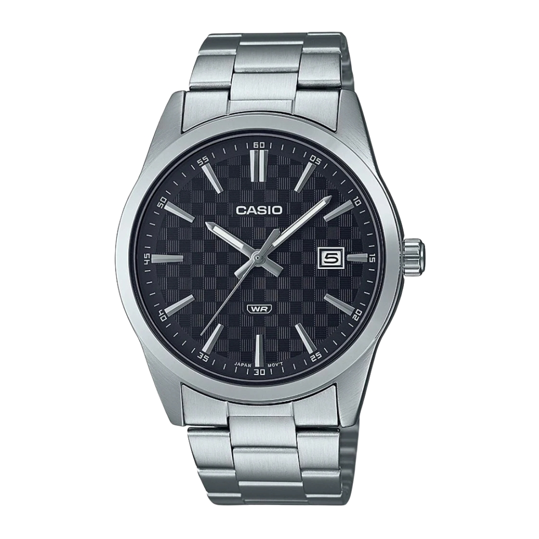 Reloj Casio Caballero Fondo Negro MTP-VD03D-1AUDF