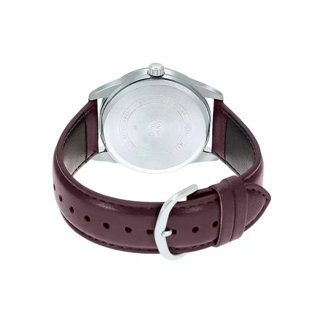 Reloj Casio Caballero Cuero Marrón - Imagen 2
