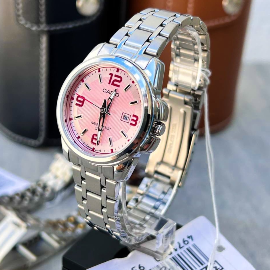 Reloj Casio Dama Fondo Rosa LTP-1314D-5AVDF 33mm - Imagen 2