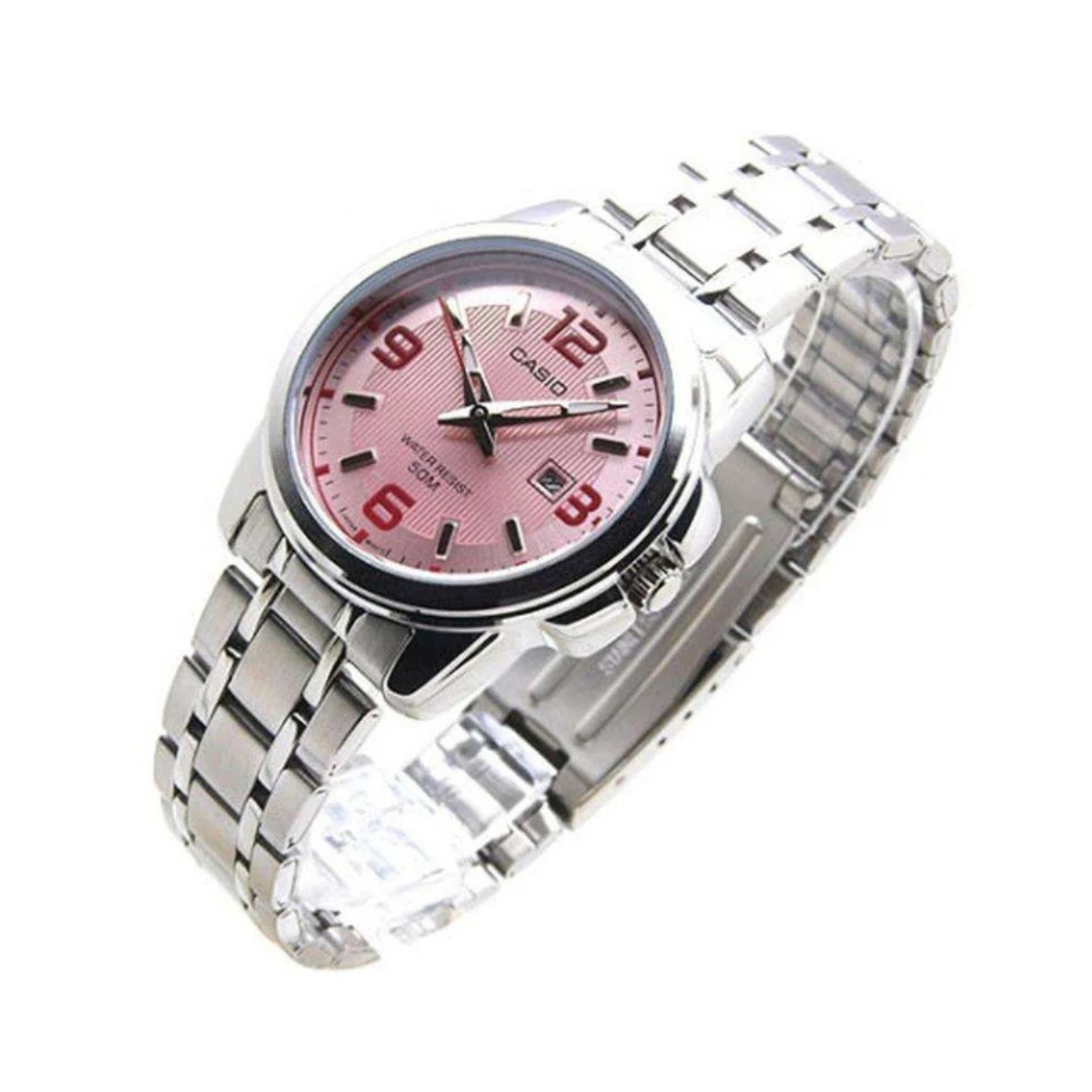 Reloj Casio Dama Fondo Rosa LTP-1314D-5AVDF 33mm - Imagen 5