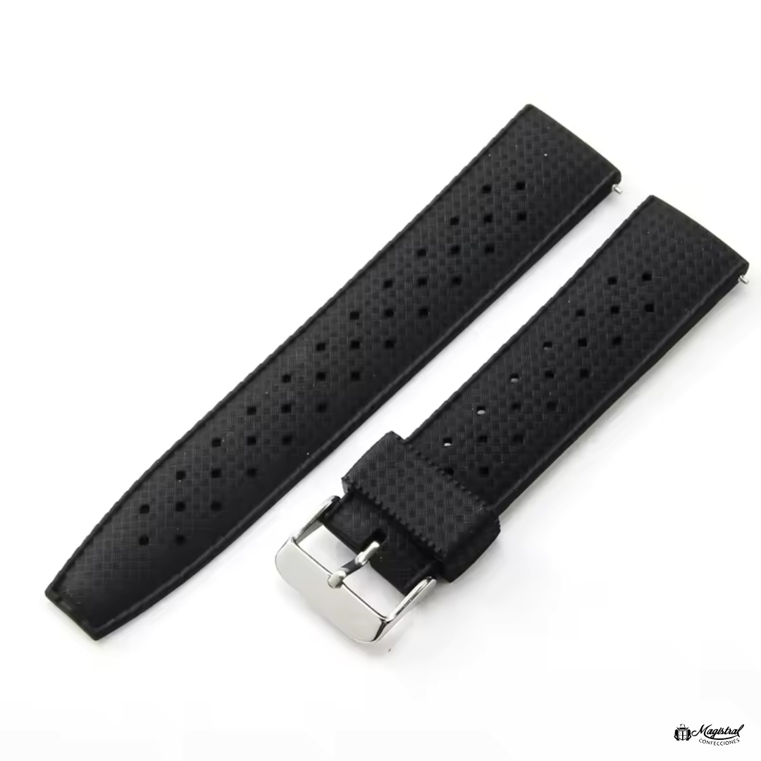 Correa/Malla de Goma Para Reloj de 22mm