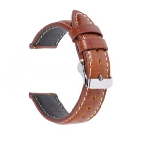 Correa/Malla Marrón Claro Para Reloj de 22mm