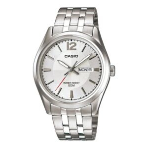 Reloj Casio Caballero Fondo Blanco 38mm