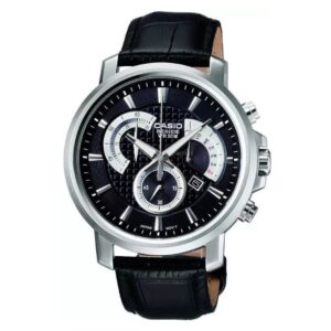 Reloj Casio Caballero Con Fondo Negro 44mm