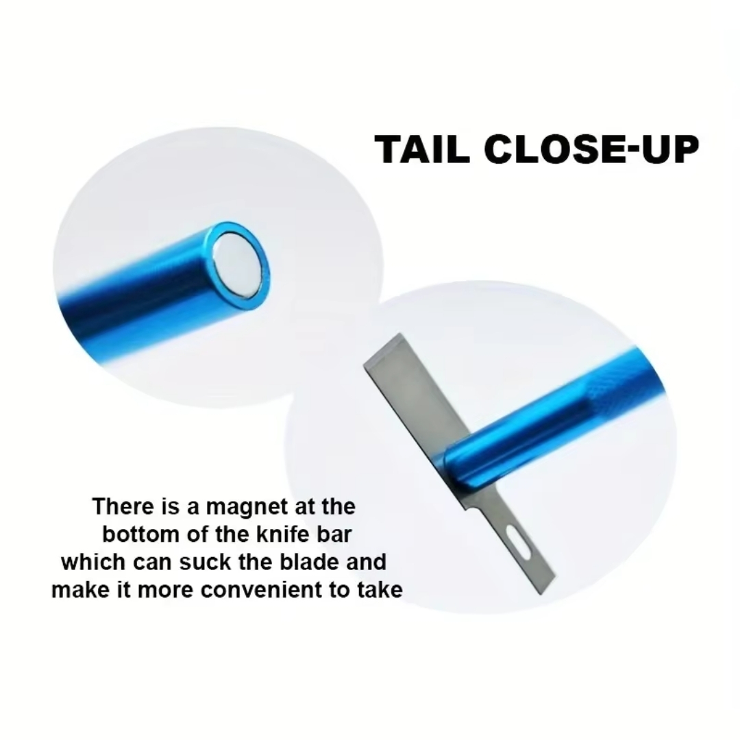 13 cuchillos para tallar de aleación de aluminio ultra duraderos: hojas afiladas de precisión para recortes de papel, aplicaciones de películas y manualidades de bricolaje - Imagen 2