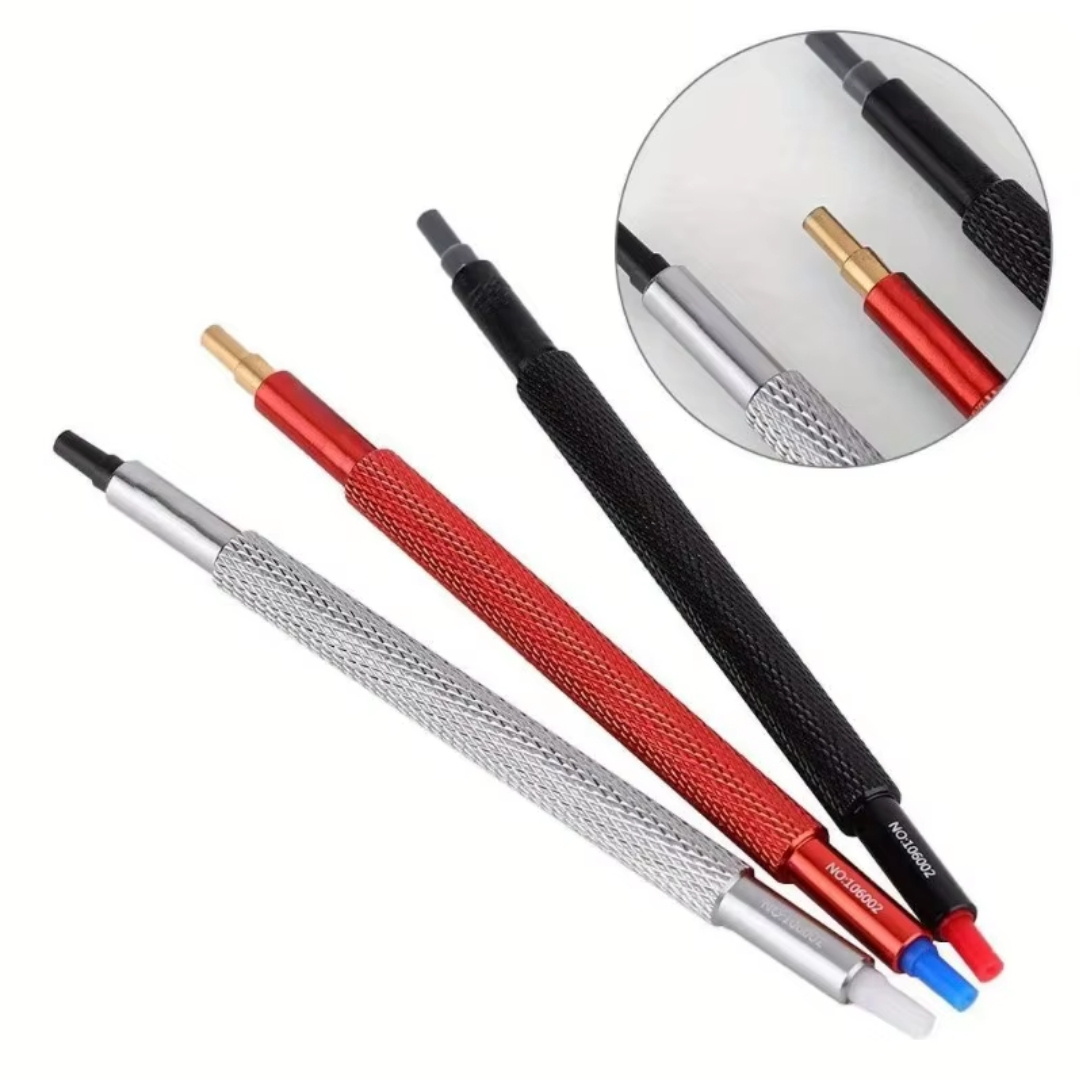 3 unids/lote, prensadores de mano para reloj, juego de ajuste de empujador para herramienta de reparación de relojero, cabezal de goma para reloj de pulsera, herramientas de aguja para reloj