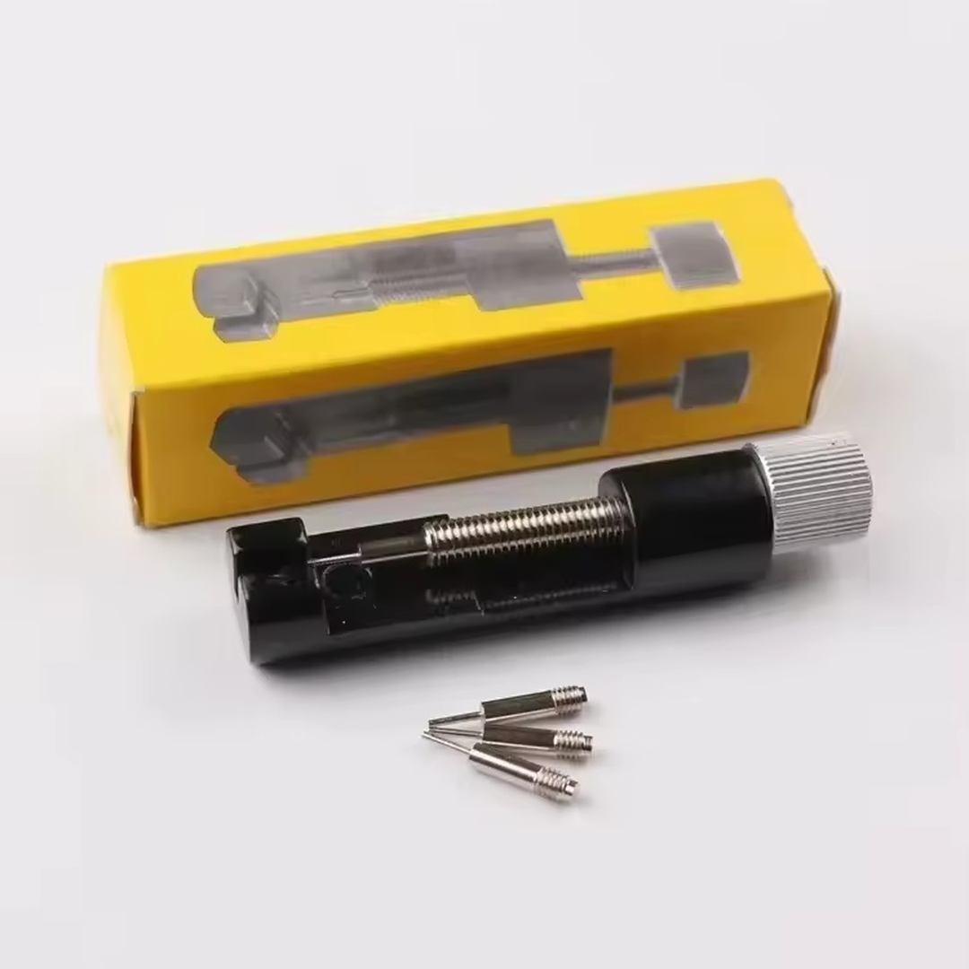 Herramienta de ajuste de correa de reloj, herramienta de reparación de relojes con pasador de reloj, herramienta de pasador de enlace de pulsera, removedor fácil de quitar y ajustar - Imagen 7