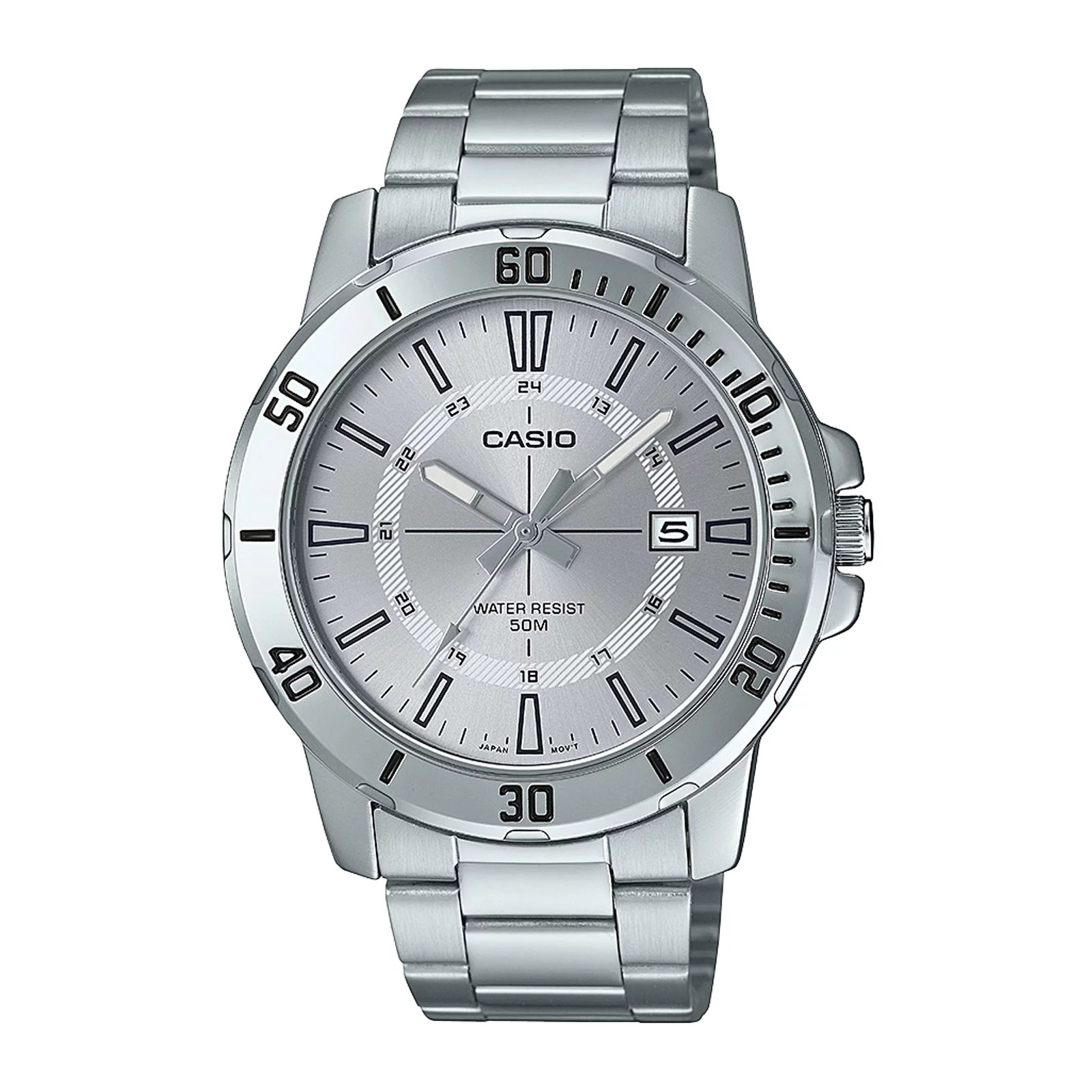 Reloj Casio Caballero Fondo Blanco MTP-VD01D-7CV 40mm