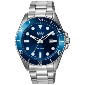 Reloj Q&Q Caballero Azul A41A-001PY 44mm