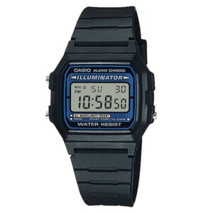 Reloj Casio Unisex Con Fondo Negro Digital F-105W-1ADF 35mm