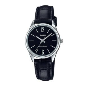 Reloj Casio Dama Con Malla de Cuero Marrón LTP-V005L-1BUDF 28mm